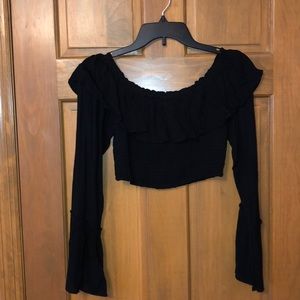 Urban Outfitters black crop top